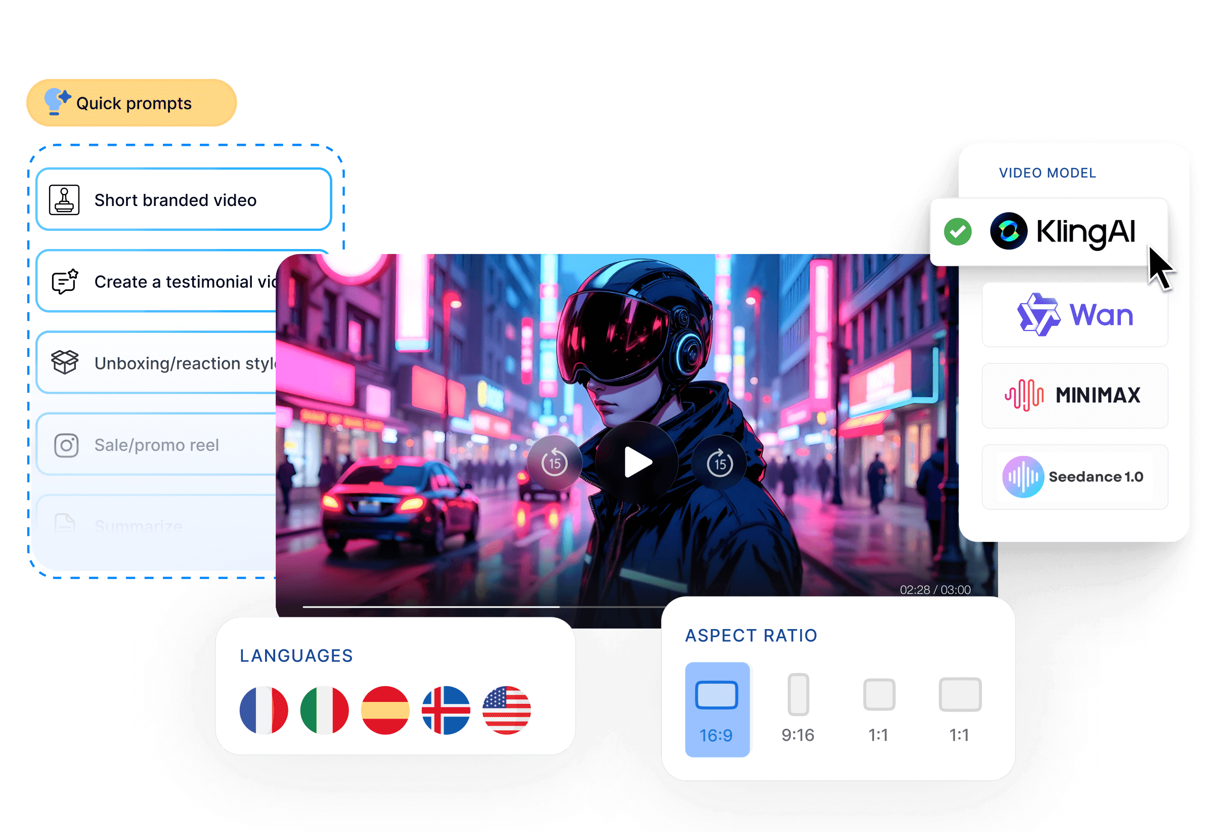 AI video generator