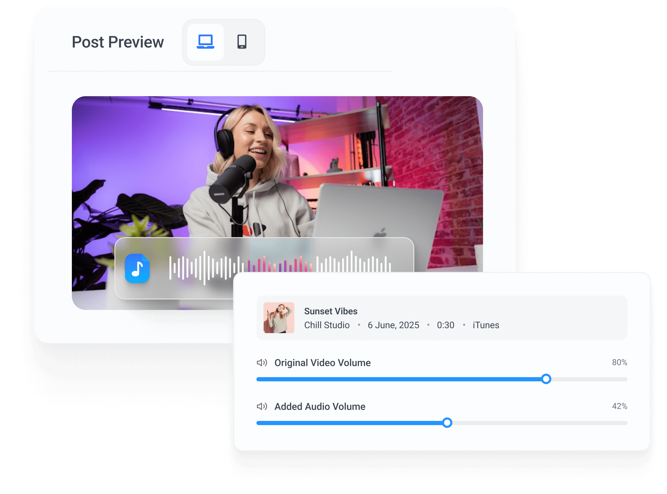 Live preview and real-time editing